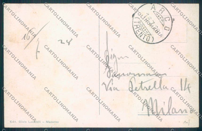 Trento Arco cartolina ZB0652 – retro