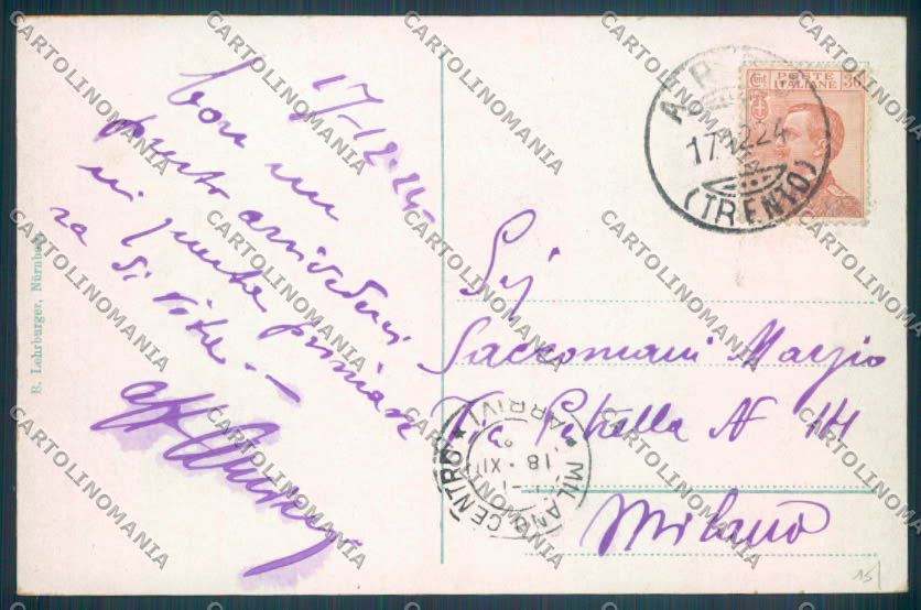 Trento Arco cartolina ZB0674 – retro