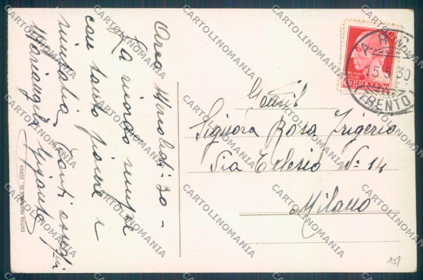 Trento Arco cartolina ZB0678 – retro