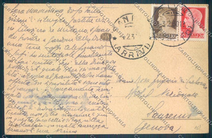 Trento Arco cartolina ZB0685 – retro