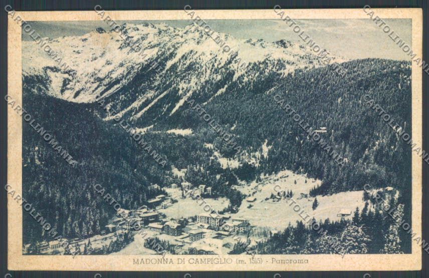 Trento Pinzolo Madonna di Campiglio Nevicata cartolina ZB0715 – fronte
