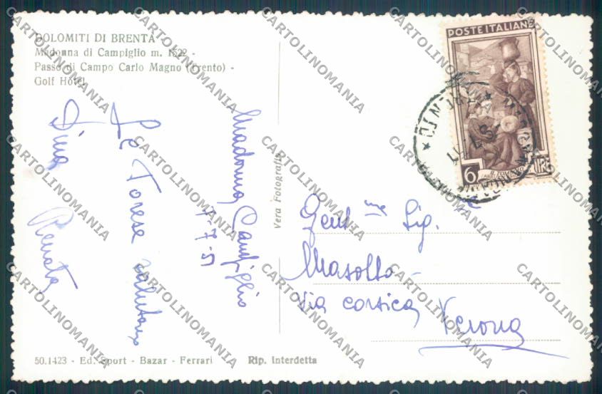 Trento Pinzolo Madonna di Campiglio Campo Carlo Magno Foto cartolina ZB0765 – retro