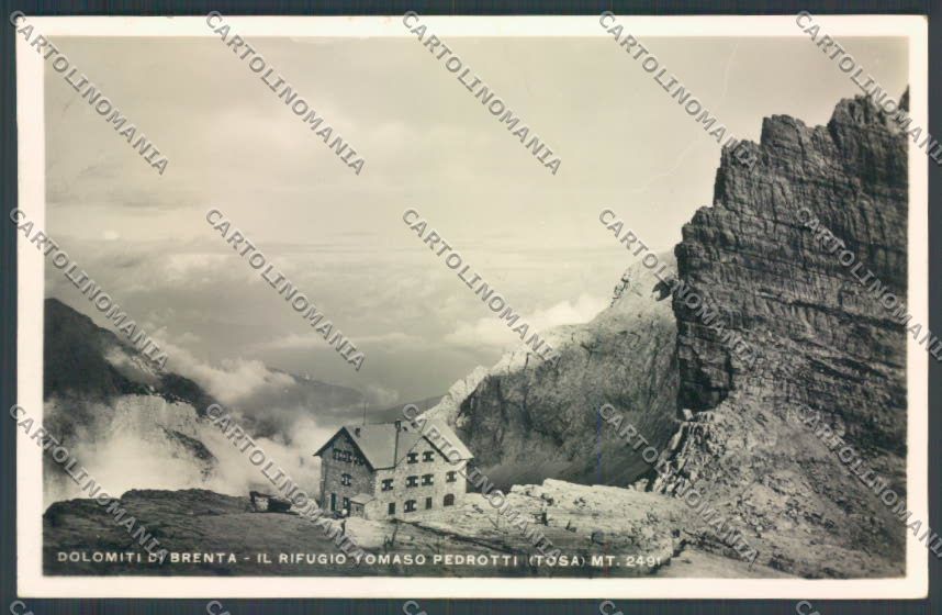 Trento Pinzolo Madonna di Campiglio Rifugio Pedrotti Foto cartolina ZB0769 – fronte