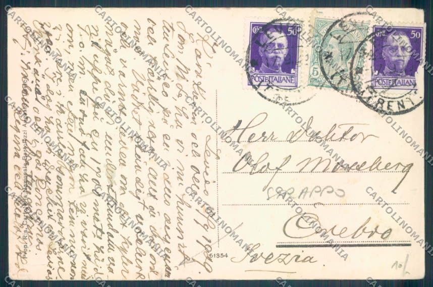 Trento Levico Terme STRAPPO cartolina ZB0785 – retro