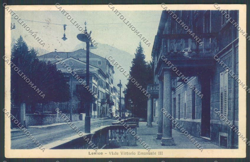 Trento Levico Terme PIEGA cartolina ZB0787 – fronte