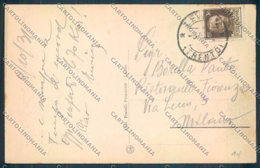 Trento Levico Terme cartolina ZB0807 – retro