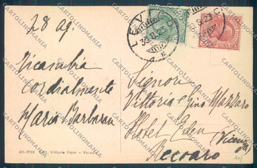 Trento Levico Terme cartolina ZB0808 – retro