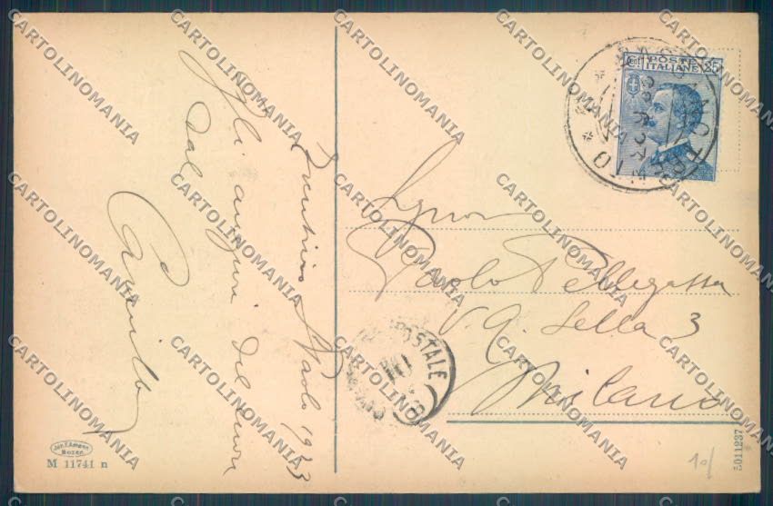 Trento Levico Terme cartolina ZB0812 – retro