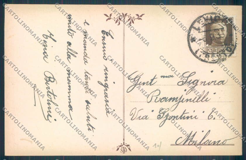 Trento Levico Terme cartolina ZB0815 – retro