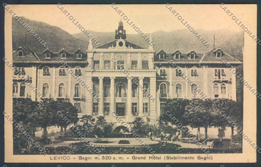 Trento Levico Terme cartolina ZB0824 – fronte