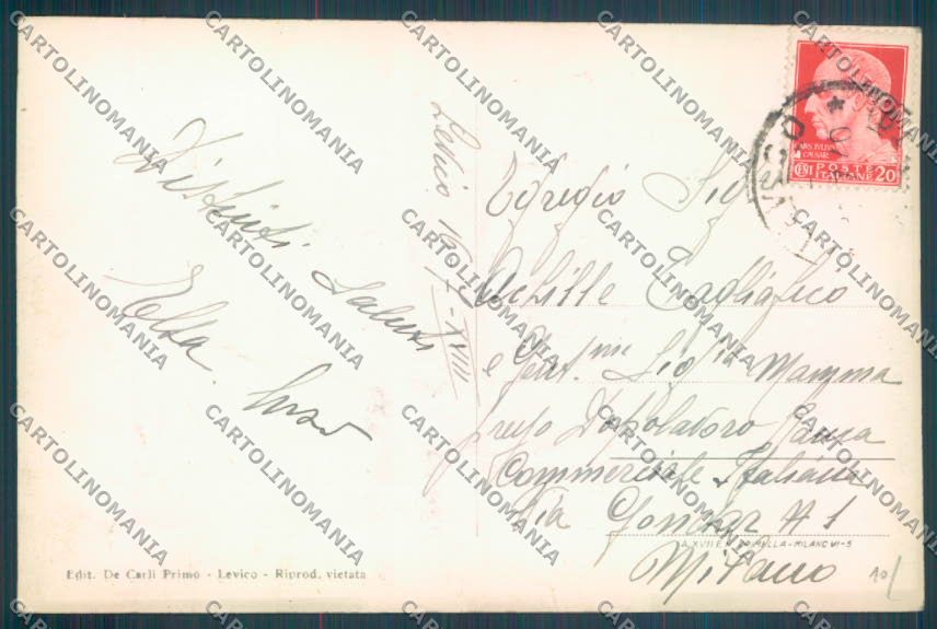 Trento Levico Terme Foto cartolina ZB0830 – retro