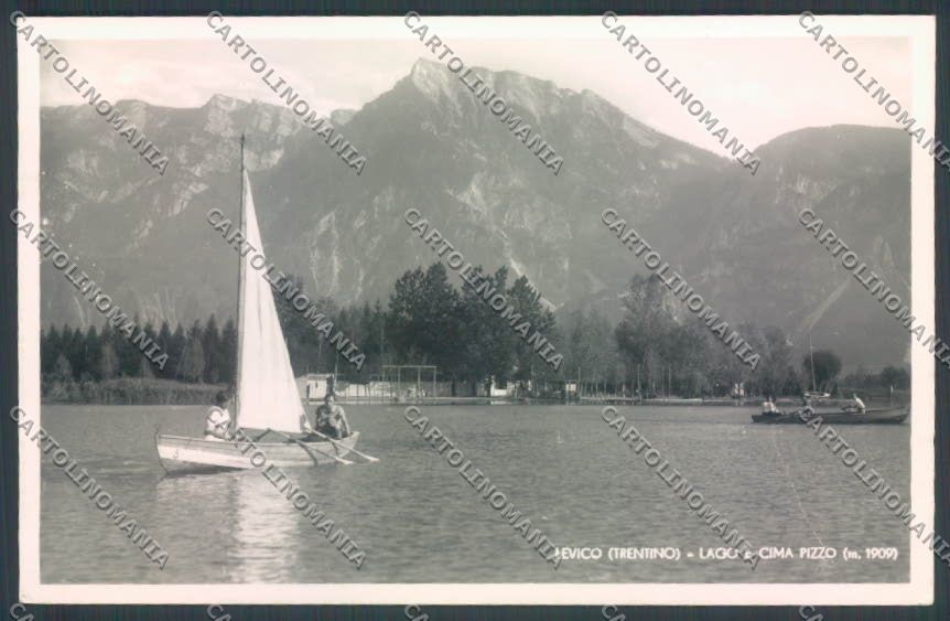 Trento Levico Terme Barca Foto cartolina ZB0831 – fronte