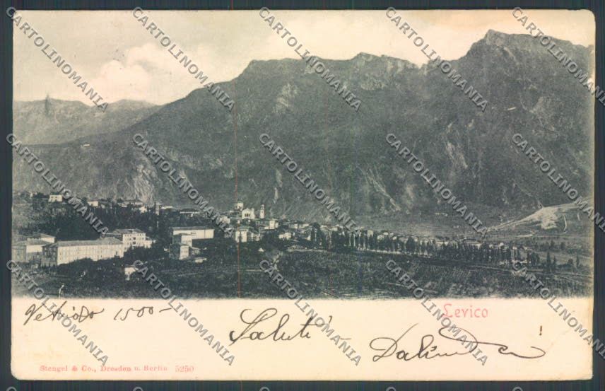Trento Levico Terme ABRASA cartolina ZB0842 – fronte
