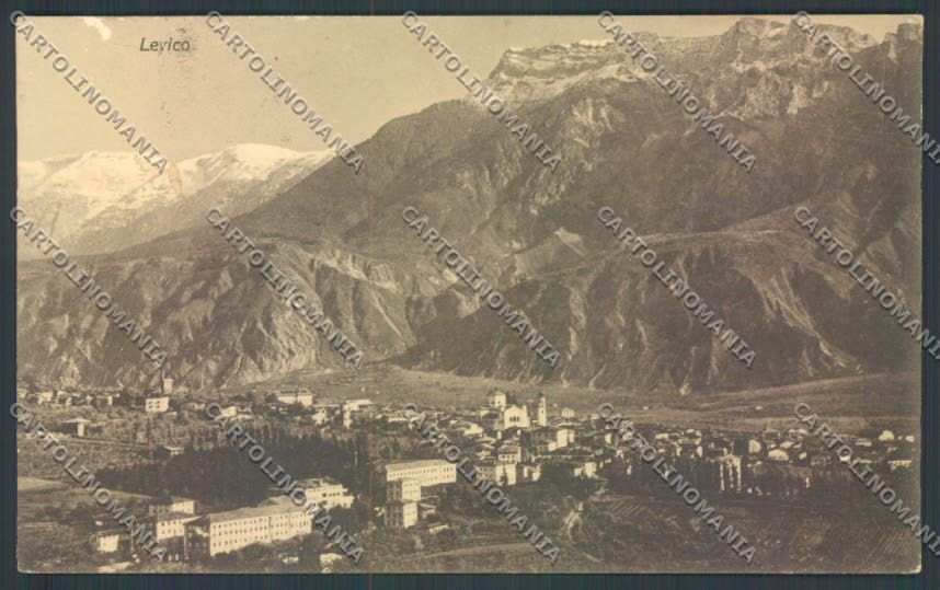 Trento Levico Terme ABRASA cartolina ZB0843 – fronte