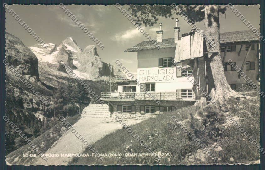 Trento Marmolada Rifugio Foto cartolina ZB0892 – fronte