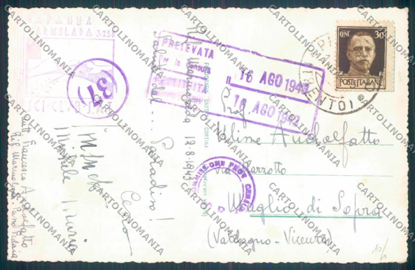 Trento Marmolada Rifugio Foto cartolina ZB0892 – retro