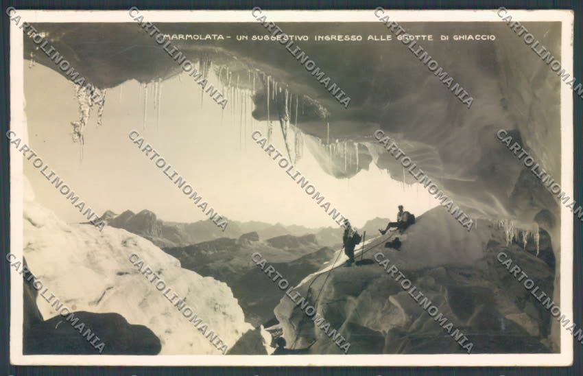 Trento Marmolada Ghiacciaio Alpinismo Foto cartolina ZB0902 – fronte