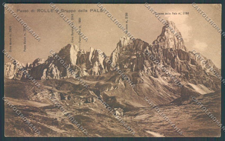 Trento Passo Rolle cartolina ZB0907 – fronte