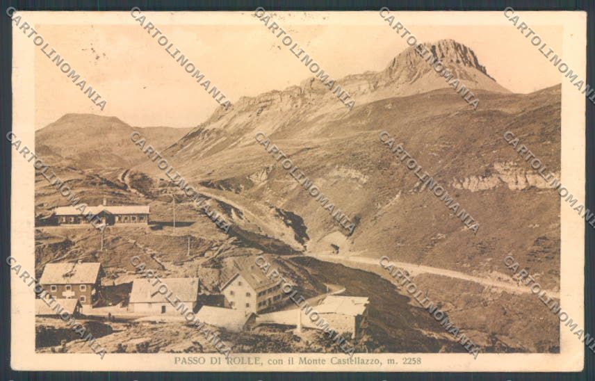 Trento Passo Rolle cartolina ZB0920 – fronte