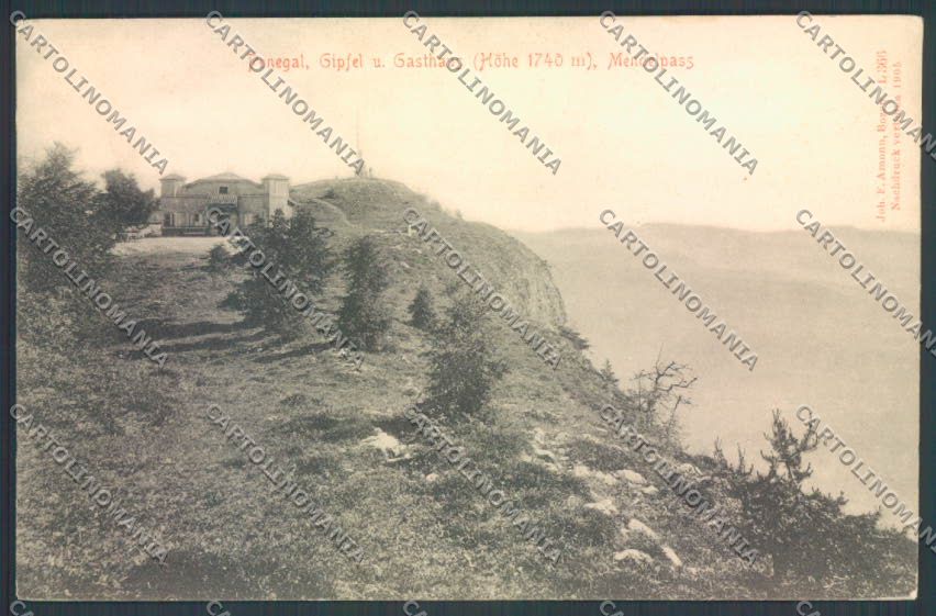 Trento Passo della Mendola cartolina ZB0932 – fronte