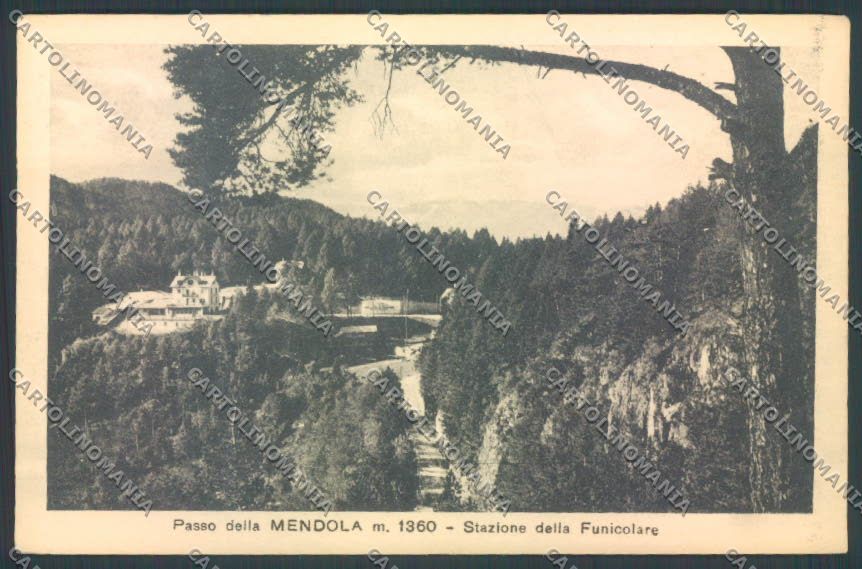 Trento Passo della Mendola cartolina ZB0939 – fronte