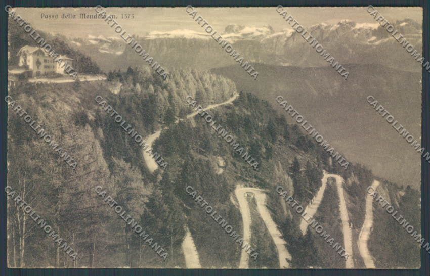 Trento Passo della Mendola cartolina ZB0952 – fronte