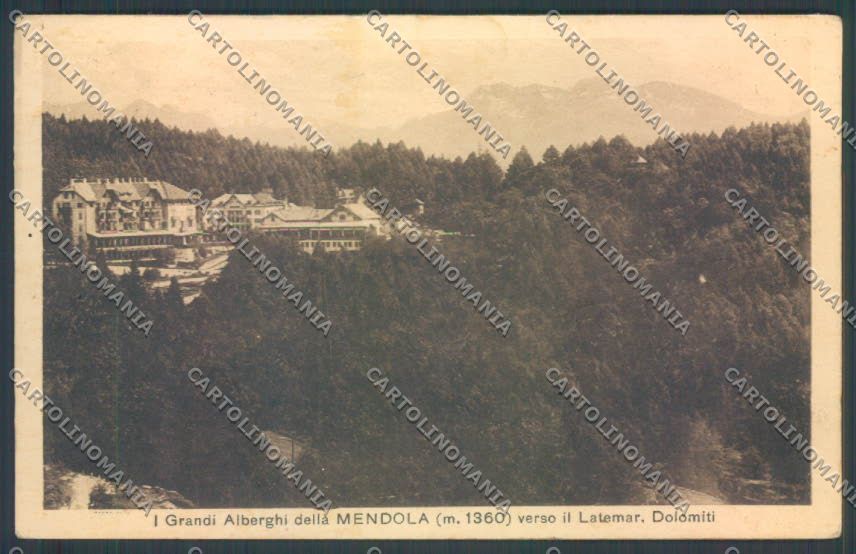 Trento Passo della Mendola cartolina ZB0956 – fronte