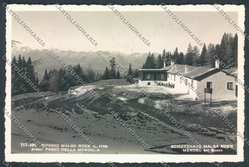 Trento Passo della Mendola Rifugio Roen Foto cartolina ZB0967 – fronte