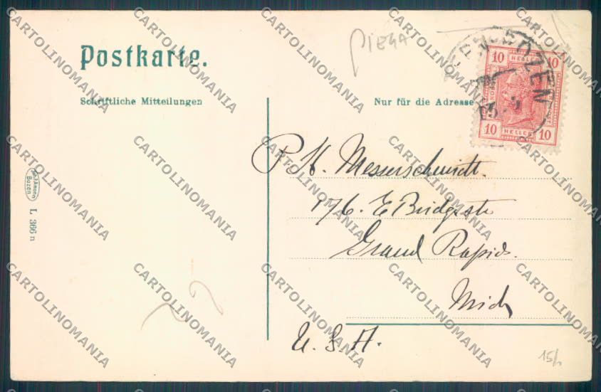 Trento Passo della Mendola PIEGA cartolina ZB0977 – retro