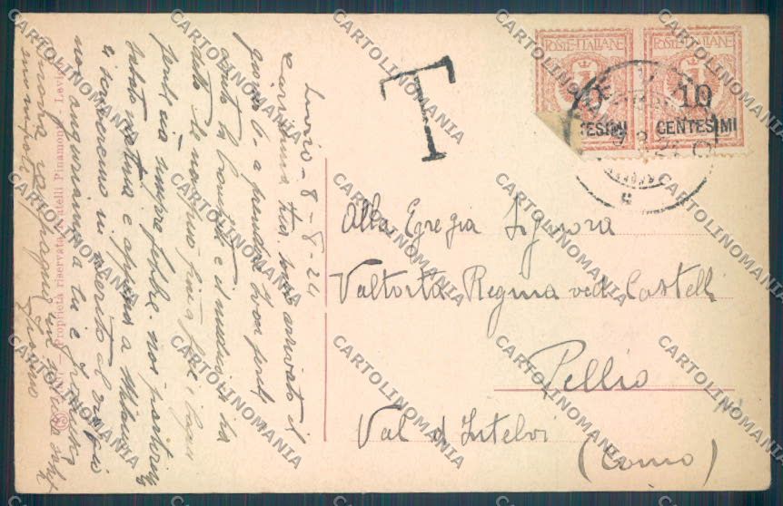 Trento Levico Terme Vetriolo cartolina ZB1003 – retro