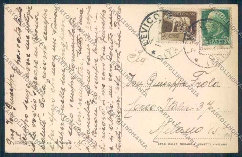Trento Levico Terme Vetriolo cartolina ZB1006 – retro