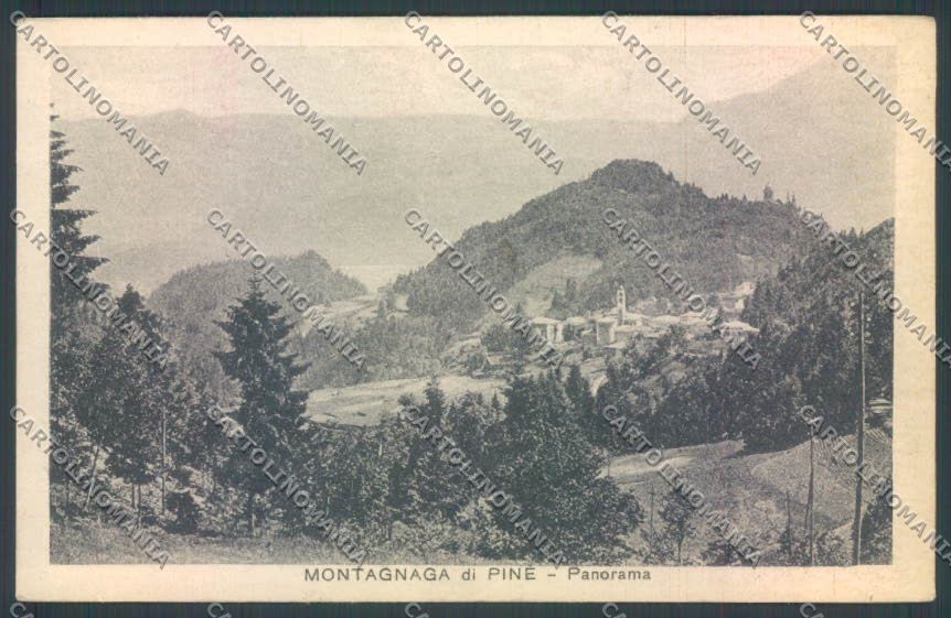 Trento Baselga di Pinè Montagnaga cartolina ZB1018 – fronte