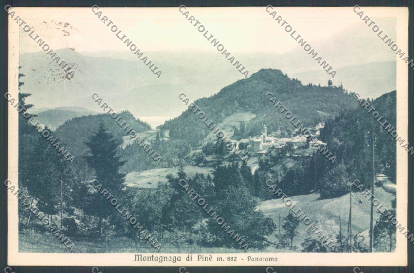 Trento Baselga di Pinè Montagnaga cartolina ZB1025 – fronte