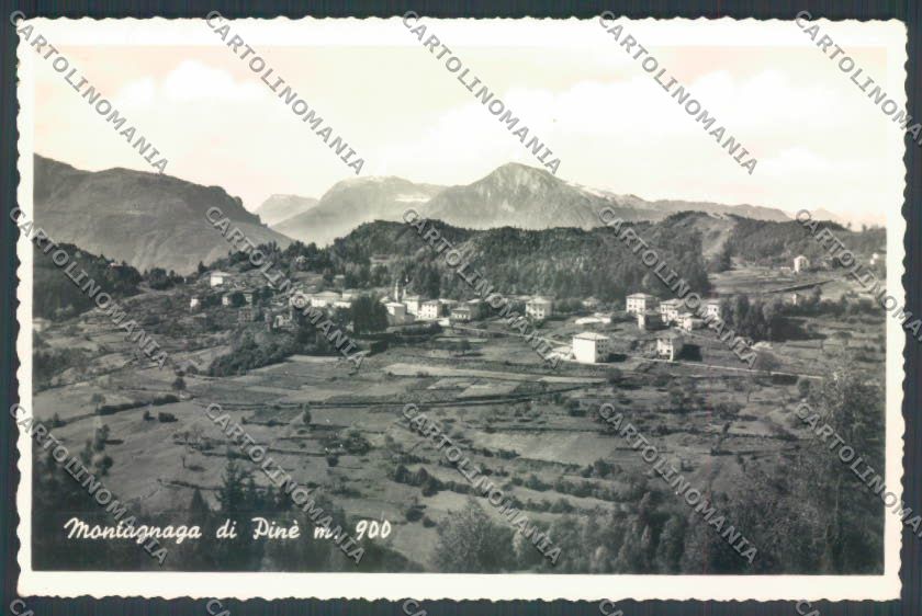 Trento Baselga di Pinè Montagnaga Foto cartolina ZB1026 – fronte