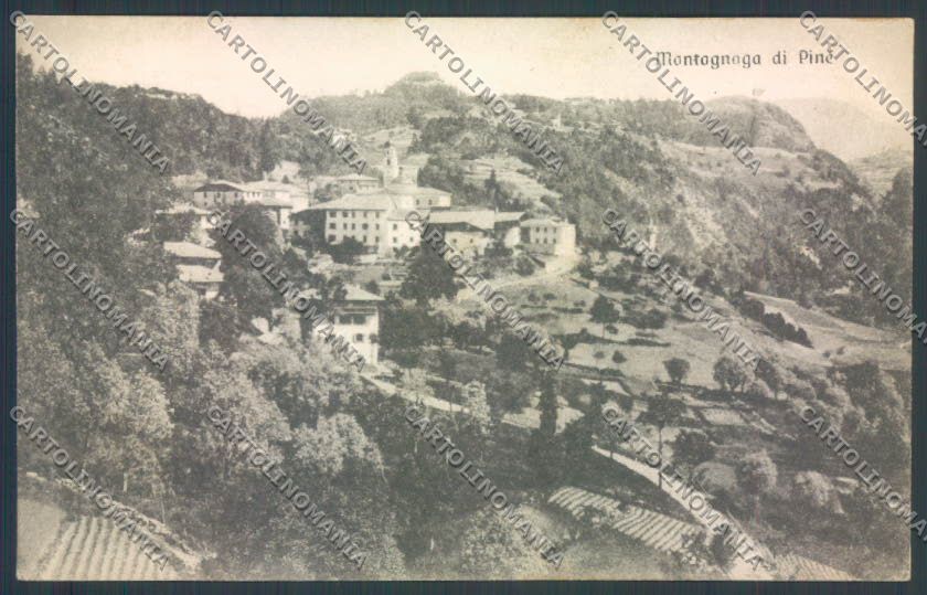 Trento Baselga di Pinè Montagnaga cartolina ZB1027 – fronte