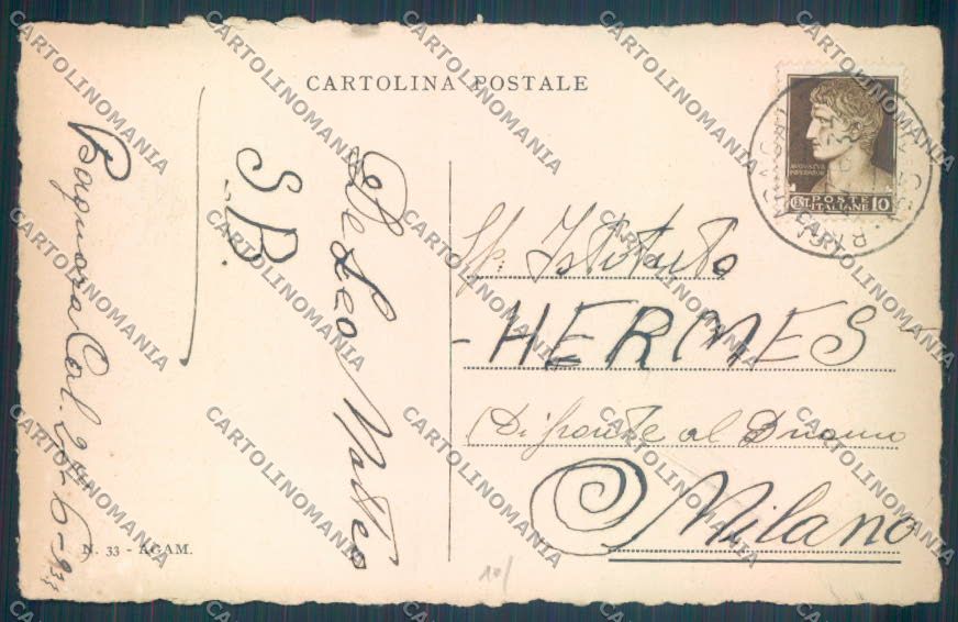 Trento Molveno cartolina ZB1033 – retro