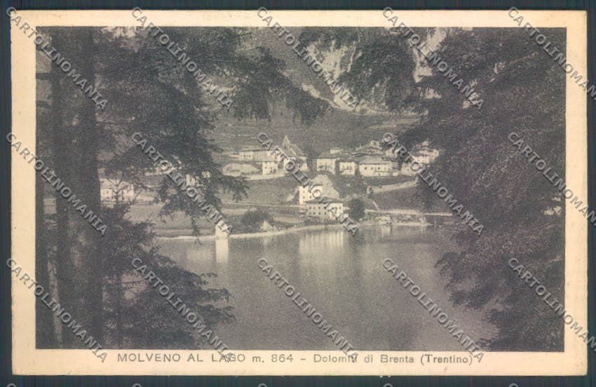 Trento Molveno cartolina ZB1034 – fronte