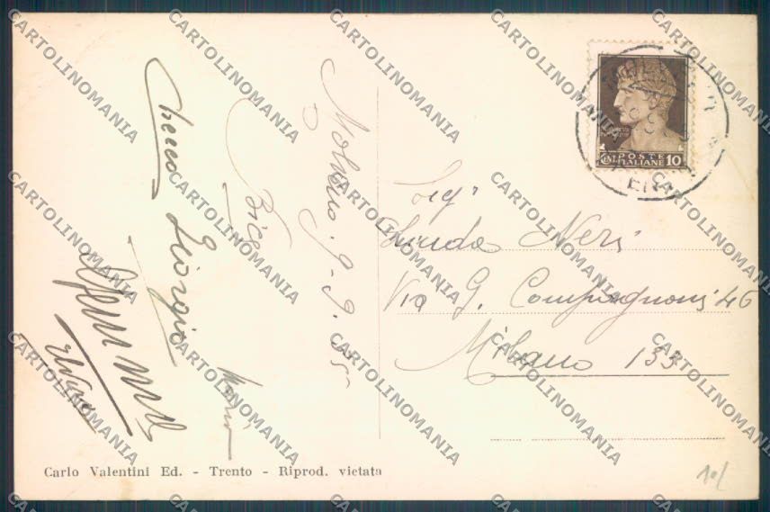 Trento Molveno Foto cartolina ZB1038 – retro