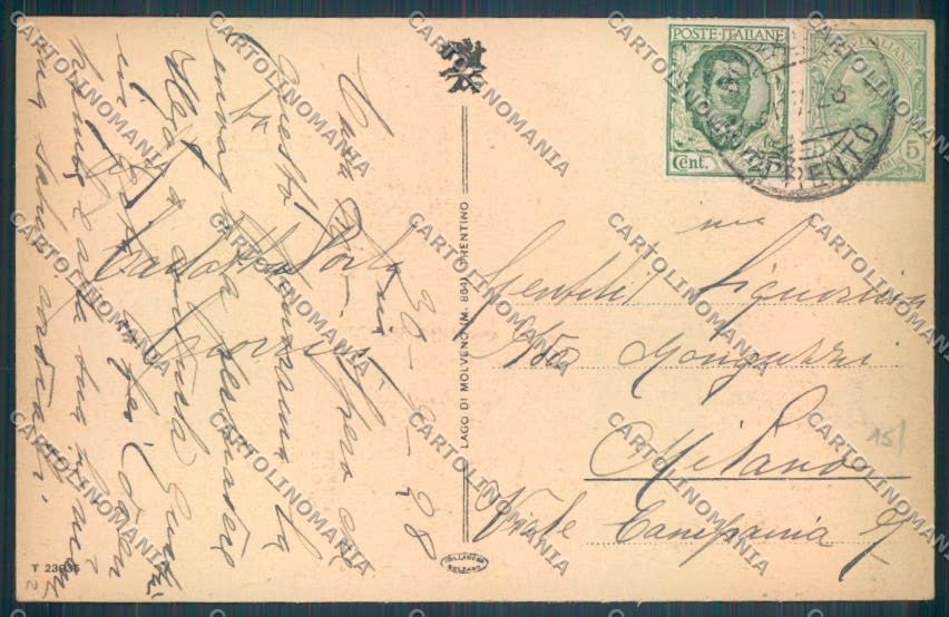 Trento Molveno cartolina ZB1044 – retro
