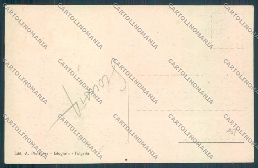 Trento Folgaria SCOLLATA cartolina ZB1051 – retro