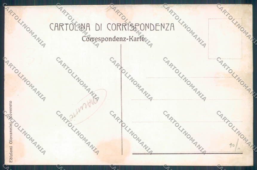 Trento Rovereto MACCHIE cartolina ZB1070 – retro