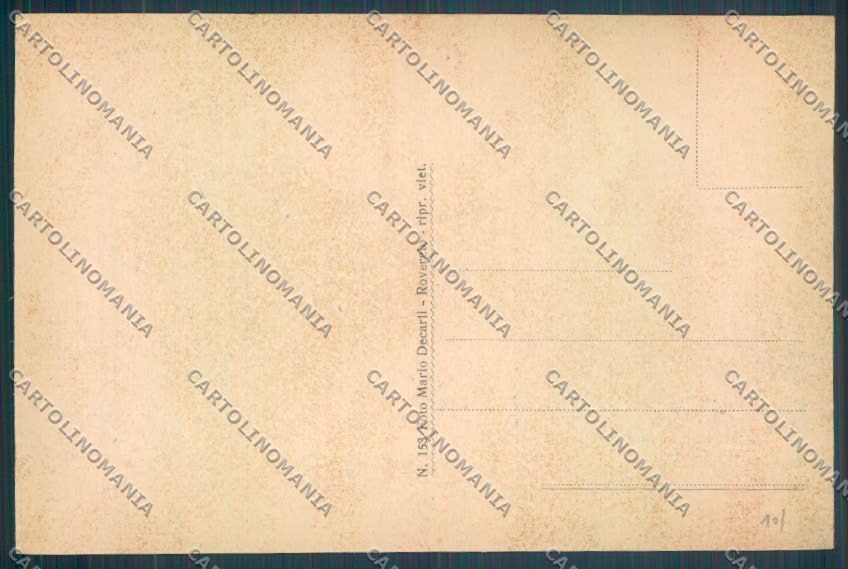 Trento Rovereto cartolina ZB1086 – retro