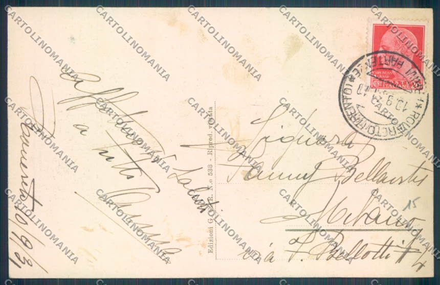 Trento Rovereto cartolina ZB1122 – retro