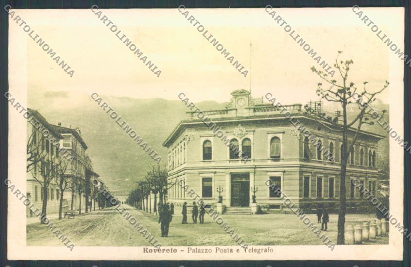 Trento Rovereto Poste SCOLLATA cartolina ZB1140 – fronte