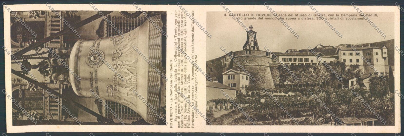 Trento Rovereto Doppia Campana cartolina ZB1156 – fronte