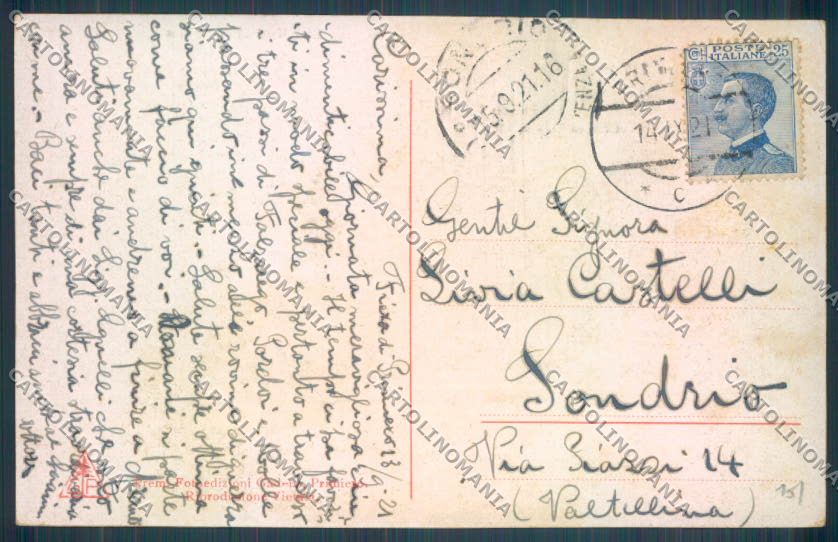 Trento Fiera di Primiero cartolina ZB1160 – retro