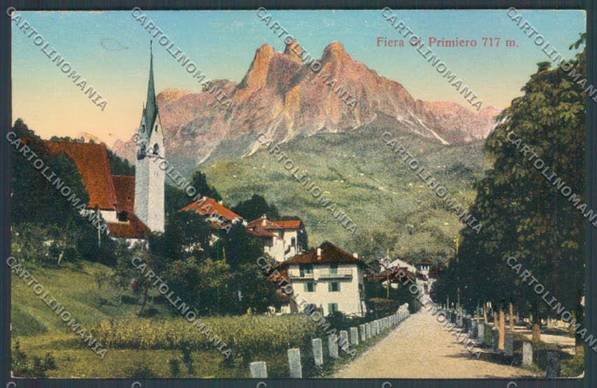 Trento Fiera di Primiero cartolina ZB1162 – fronte