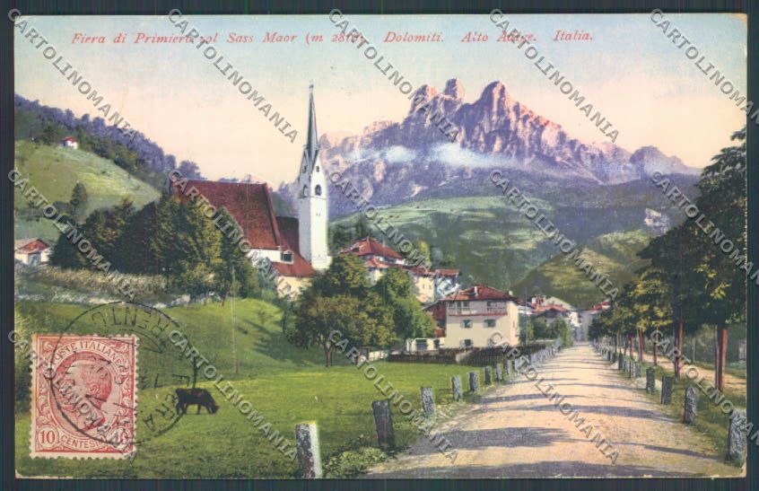 Trento Fiera di Primiero cartolina ZB1171 – fronte