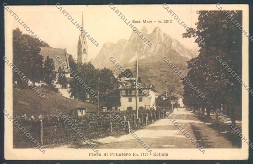 Trento Fiera di Primiero cartolina ZB1172 – fronte