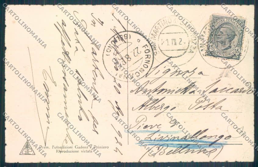Trento Fiera di Primiero cartolina ZB1173 – retro
